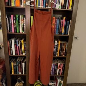 Rust Orange Women's Jumpsuit